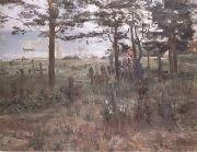 Lovis Corinth Fishermen's Cemetery at Nidden (nn02) oil painting
